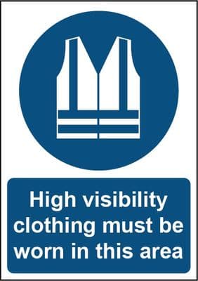 Securit Hi Vis Clothing Must Be Worn