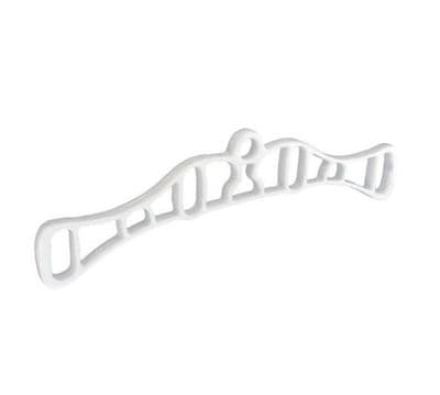 Securit Rack Ends White (2) - 350mm