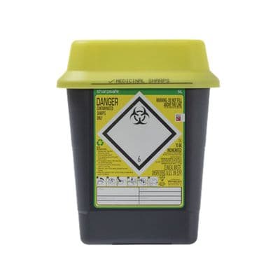 Sharps Container 5Ltr Grey