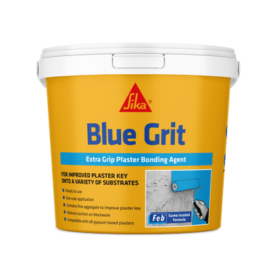 Sika Febond Blue Grit Plasterers Grip Coat - 5L
