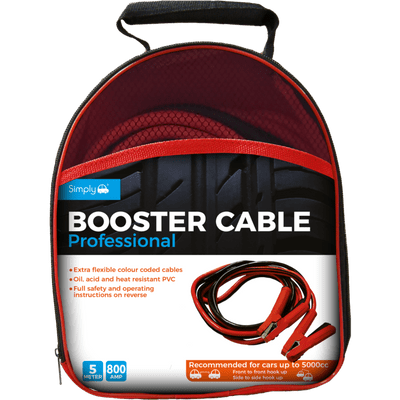 Simply Brand's Professional Jump Leads - 800amp x 5m