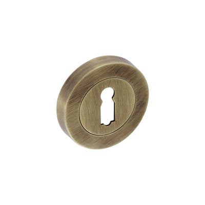 Smiths Architectural Escutcheon Lock Screw On Rose - Antique Bronze