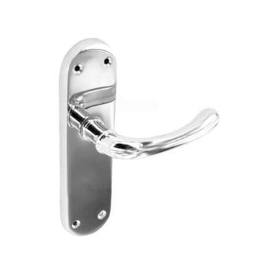 Smiths Architectural Rosa Latch Handle CP - 168mm x 44mm