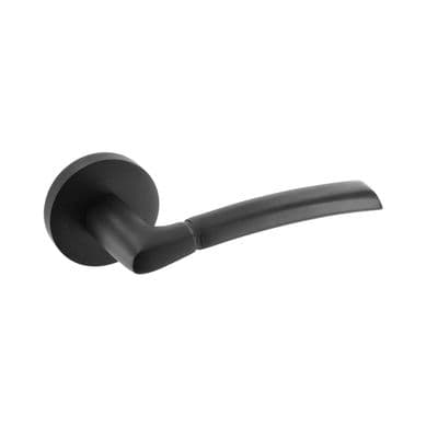 Smiths Architectural Solar Lever On Rose - Matt Black