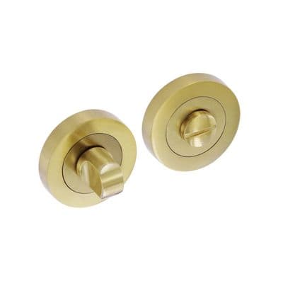 Smiths Architectural Turn & Release Rose - Satin Brass