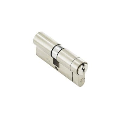 Smiths Locks BS 1* Star Euro Double Cylinder Nickel - 45 x 45mm