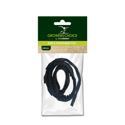 Soft  and Stretchable Tie Black 60cm