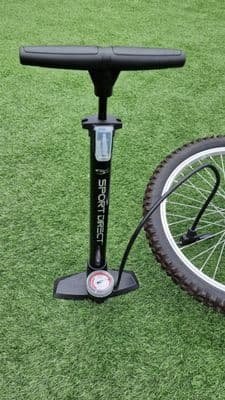 Sport Direct Steel Track Pump & Gauge