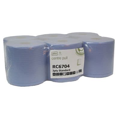 STANDARD C/PULLROLLS 3-PLY BLUE