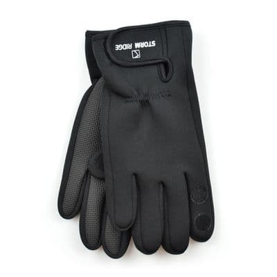 Storm Ridge Adult Neoprene Gloves - Black