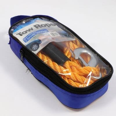 Streetwize Tow Rope - Yellow - 2 Tonne