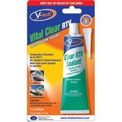 Streetwize V-Tech Gasket Makers - 85g - Vital Clear RTV