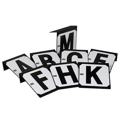 STUBBS HOOK ON MARKERS LETTERS