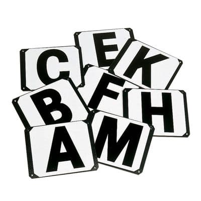 STUBBS SCREW ON STEEL PLATES LETTERS