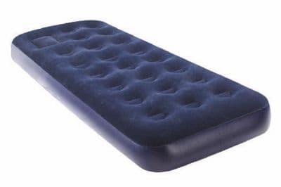 Summit Flocked Airbed - Single 191 x 73 x 22cm