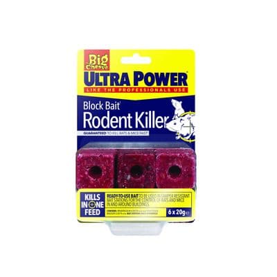 THE BIG CHEESE ULTRA POWER BLOCK BAIT RODENT KILLER