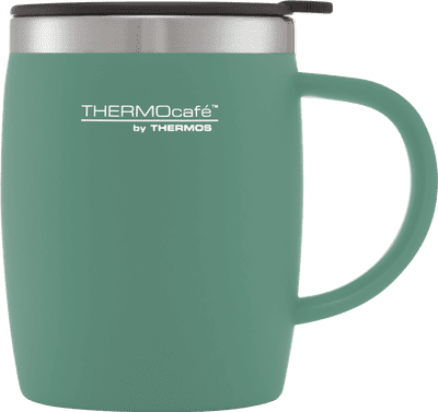 Thermos Thermocafe Soft Touch Desk Mug - Duck Egg 450ml