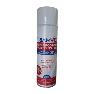 TRIAMVET PURPLE FOOTCARE & SANITISING SPRAY