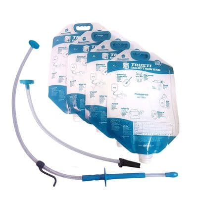 Trusti Colostrum Bag 4 + Teat + Trusti Tuber