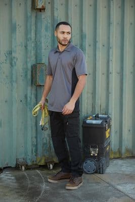 TUFFSTUFF PROFLEX WORK TROUSER BLACK XLONG