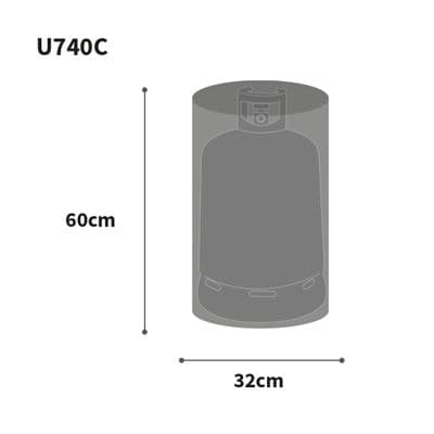 Ultimate 15kg Gas Bottle Cover W32cm H60cm