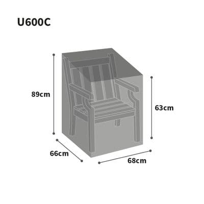 Ultimate Armchair Cover Charcoal
