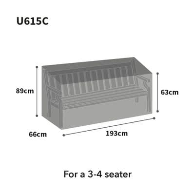 Ultimate Bench Cover Charcoal Large