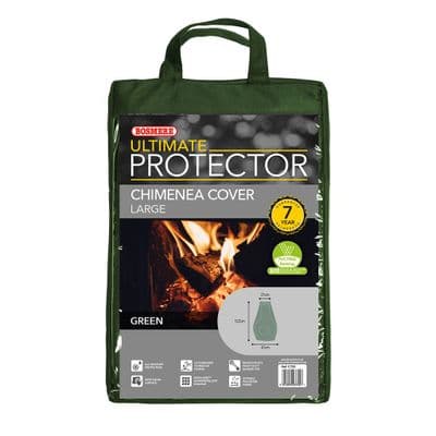 Ultimate Chimenea Cover Large Green W62cm H122cm