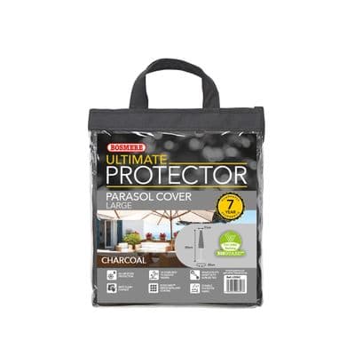 Ultimate Parasol Cover Charcoal 153cm