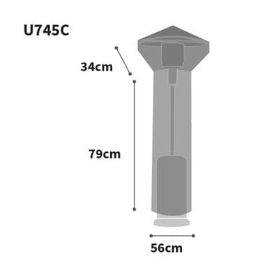 Ultimate Patio Heater Cover W56cm H113cm
