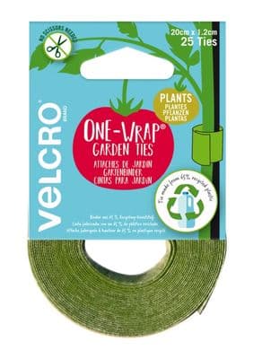 VELCRO® ONE-WRAP® Garden Ties Pack 25 - 20 x 1.2cm Plants