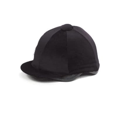 Velvet Hat Cover LARGE BLACK
