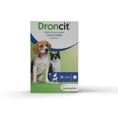 VETOQUINOL DRONCIT TABLETS 50MG FOR CATS & DOGS