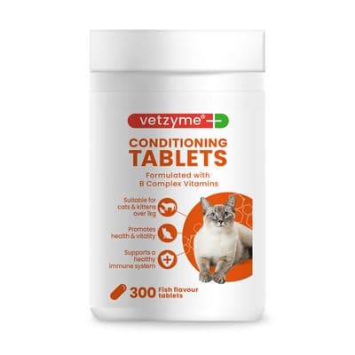 VETZYME CONDITIONING TABLETS FOR CATS