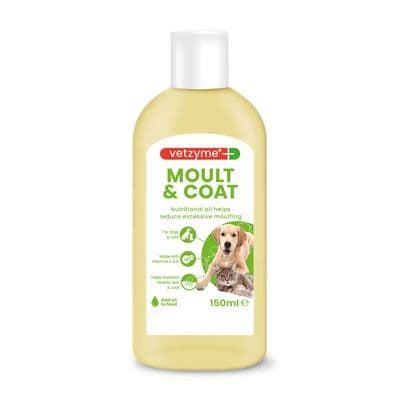 VETZYME MOULT & COAT OIL FOR CATS & DOGS
