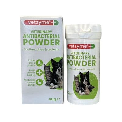 VETZYME VETERINARY ANTIBACTERIAL POWDER FOR CATS & DOGS