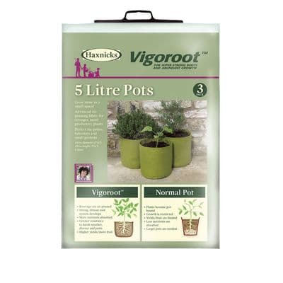 Vigoroot Pots 5Ltr 3pk