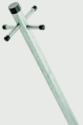 Walsall Galvanised Clothes Post - 2.4m x 45mm