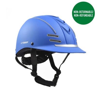 WHITAKER CLUB YOUNG RIDER HELMET BLUE/SILVER