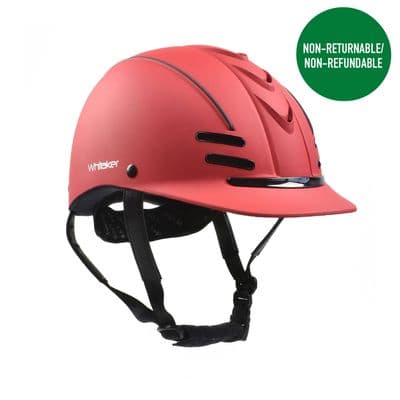 WHITAKER CLUB YOUNG RIDER HELMET RED/BLACK