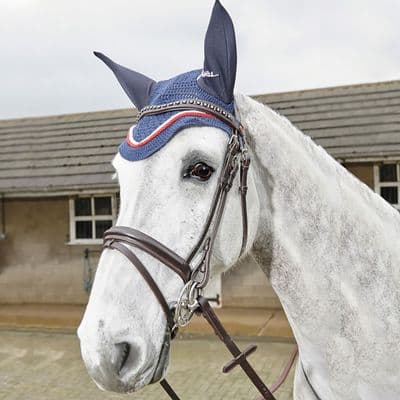 WHITAKER LYNTON FLASH BRIDLE C/W SPARE BROWBAND HAVANA