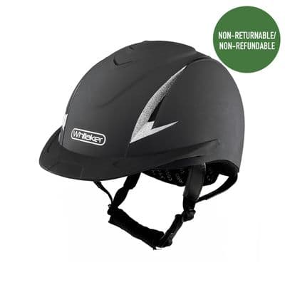 WHITAKER NRG HELMET WITH SPARKLES BLACK/SILVER - MEDIUM 57 - 60 CM) - BLACK/SILVER - REG