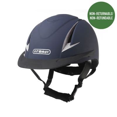 WHITAKER NRG HELMET WITH SPARKLES NAVY/SILVER