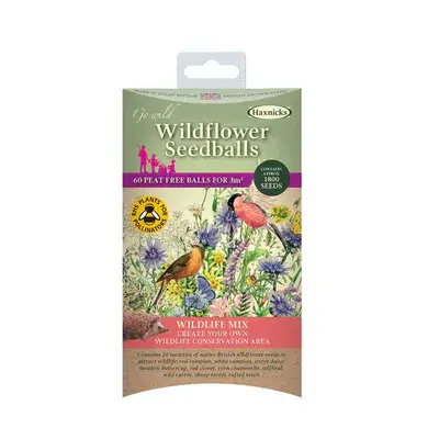 Wildflower Seedballs Wildlife Mix 60pk