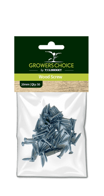 Wood Screw 20mm 50pk