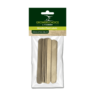 Wooden Plant Labels 150mm x 17mm 25pk
