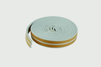 Woodside Epdm E Rubber Strip - 5m White