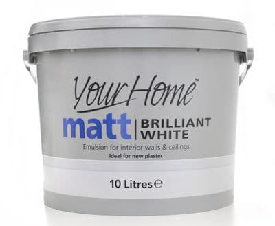 Your Home Matt Emulsion 10L - Brilliant White
