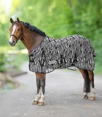 Zebra Fly Rug Black 135cm/6'3