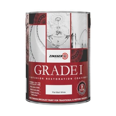 Zinsser Grade 1 White Matt Mould Remover Paint - 5L